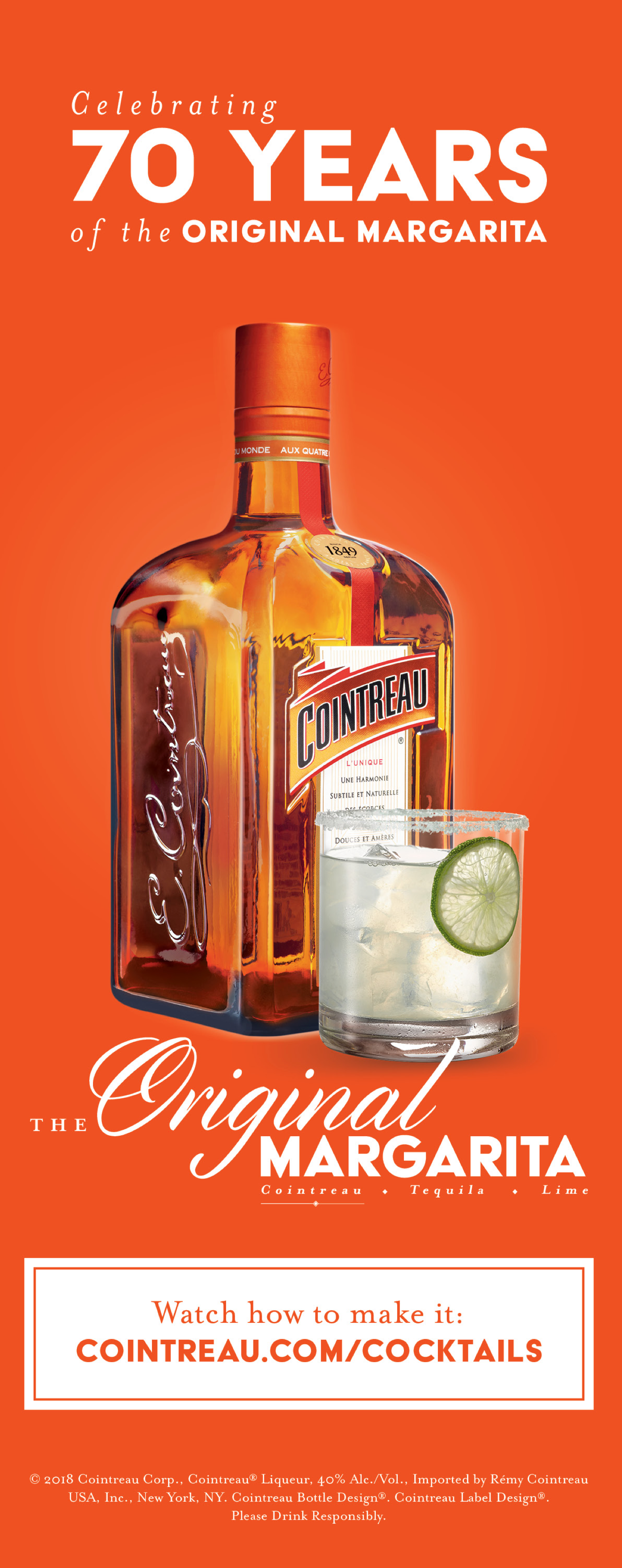 Margarita point of sale display for Rémy Cointreau USA SketchDeck